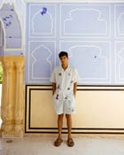 "Nautical dreams" hand embroidered Shirt view 1