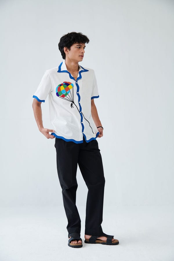 Perte D'ego — "L'aventure" beadwork shirt