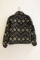 Chevron stripes quilted jacket view 3