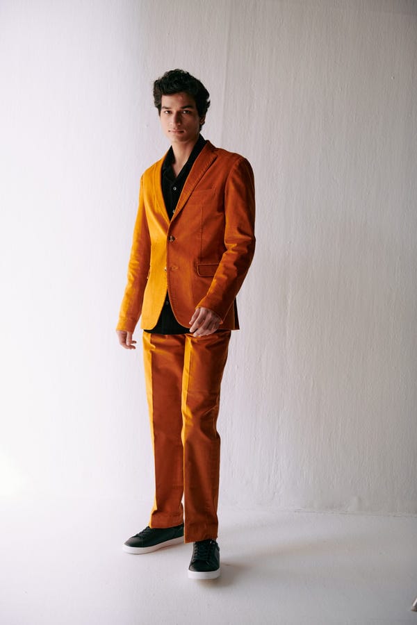 Perte D'ego — Vintage corduroy pants- Orange