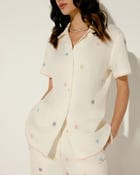 Floral beaded Shirt view 1
