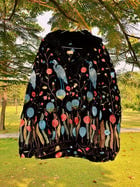 Spring Bloom vintage velvet jacket view 1