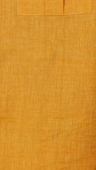 Mustard linen shirt view 3