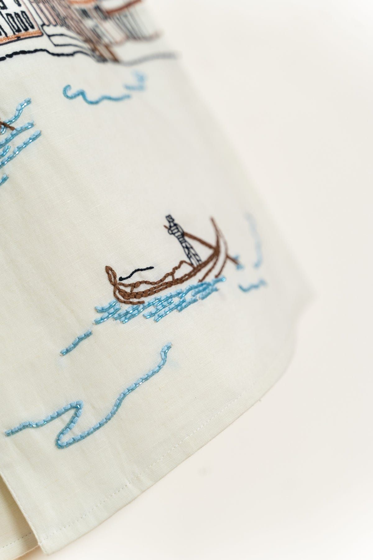 "Le Venice" hand embroidered shirt - image 4