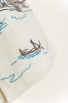 "Le Venice" hand embroidered shirt view 4