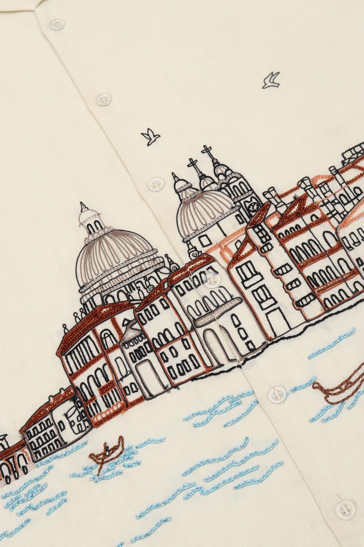 "Le Venice" hand embroidered shirt - image 7