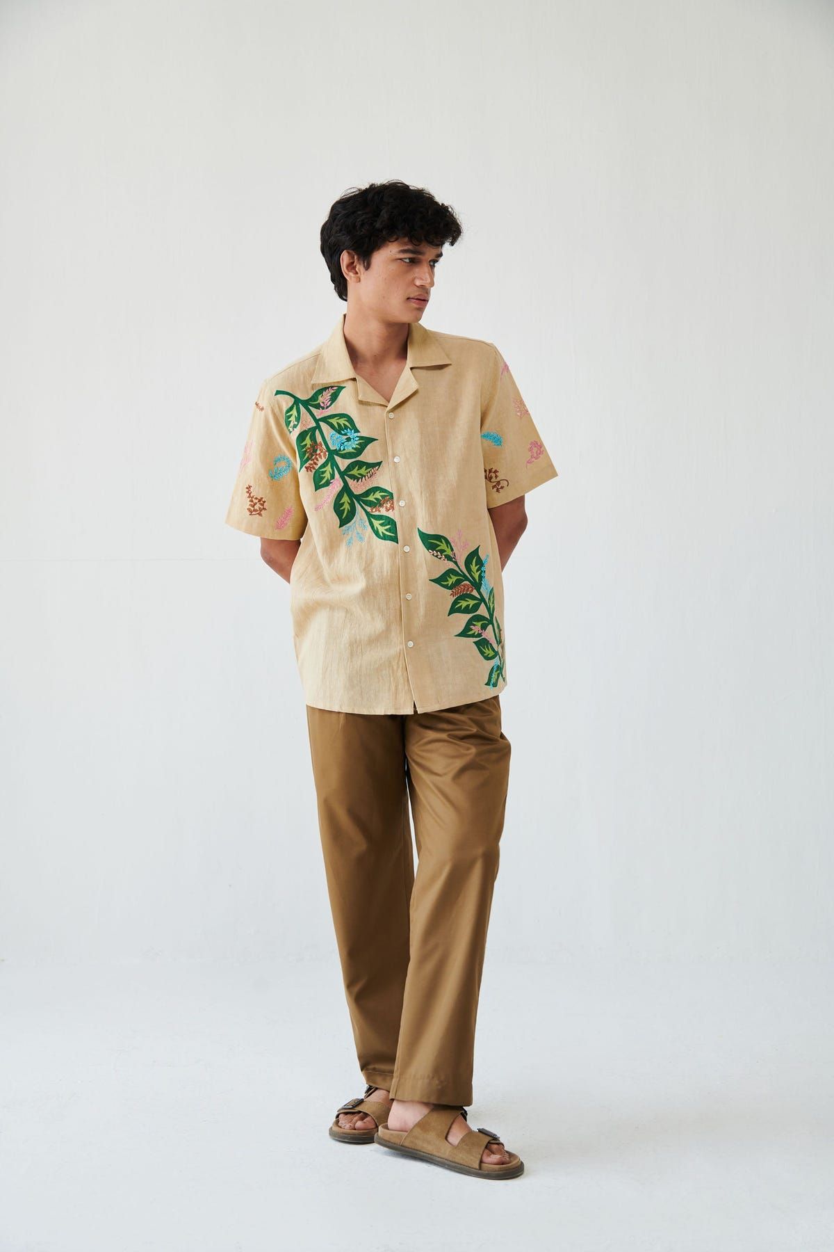 "Leaf" appliqué shirt - image 2