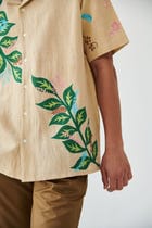 "Leaf" appliqué shirt view 5