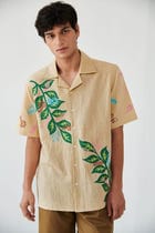 "Leaf" appliqué shirt view 6