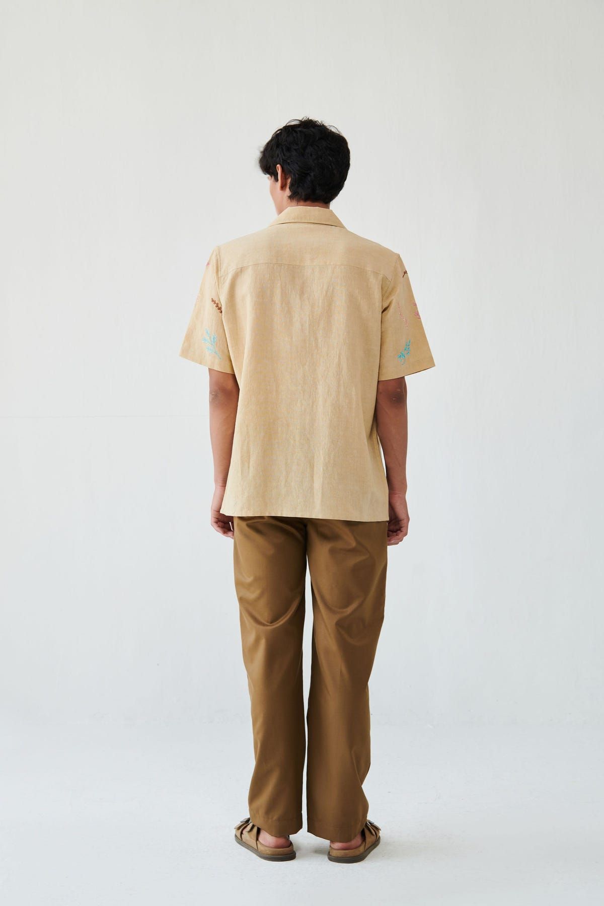 "Leaf" appliqué shirt - image 7