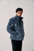 "Aspen" quilted jacket- Ice blue view 1
