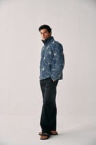 "Aspen" quilted jacket- Ice blue view 4