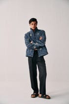 "Aspen" quilted jacket- Ice blue view 5