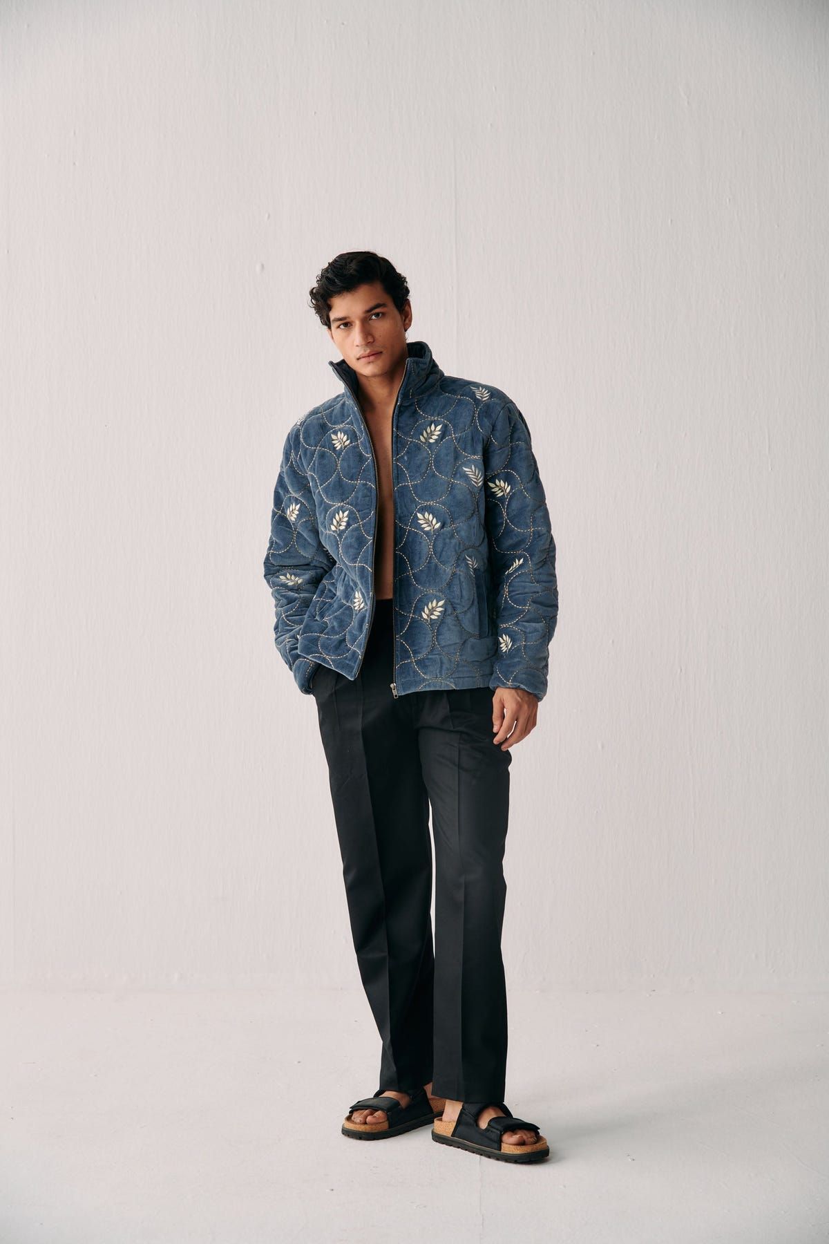 "Aspen" quilted jacket- Ice blue - image 6
