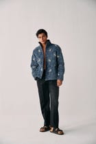 "Aspen" quilted jacket- Ice blue view 6