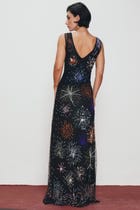 "Le Celebration" hand embroidered dress view 11