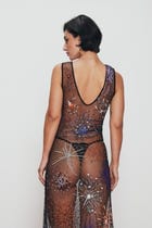 "Le Celebration" hand embroidered dress view 7