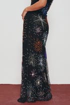 "Le Celebration" hand embroidered dress view 10