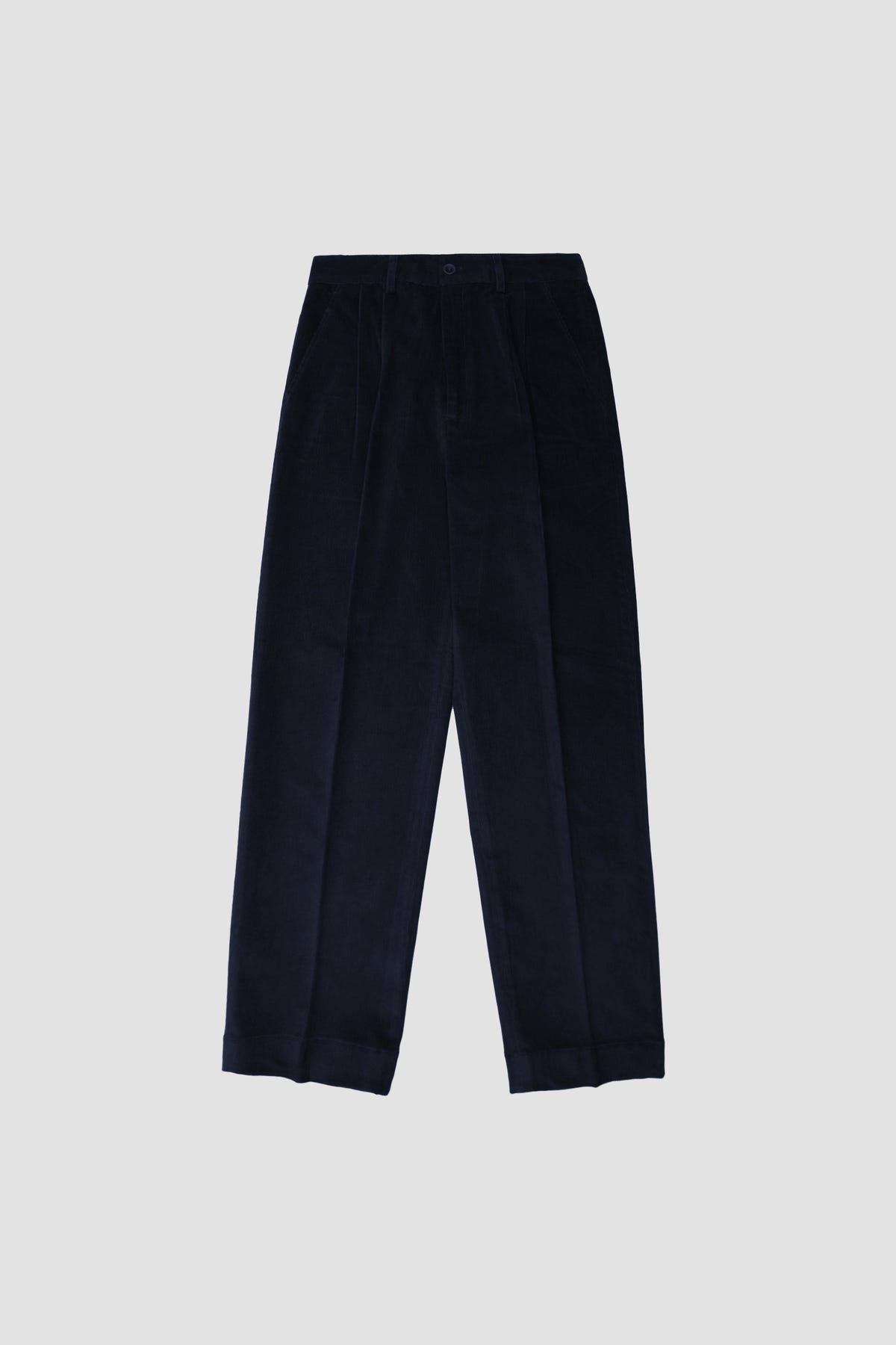 Formal Pants- Deep blue cordruoy - image 1