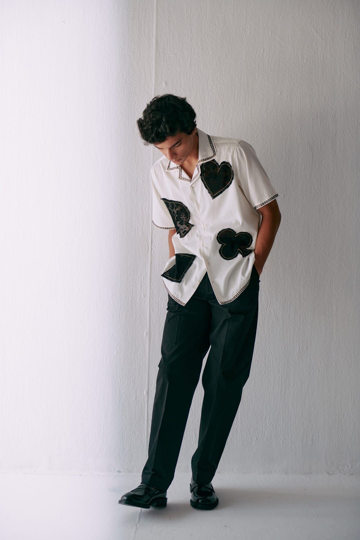 Monte carlo appliqué shirt - image 5