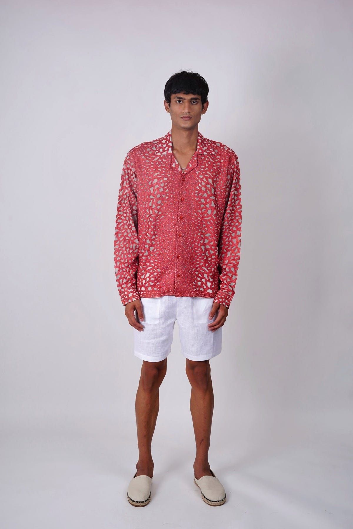 "La mosaïque" Embroidered shirt - image 2