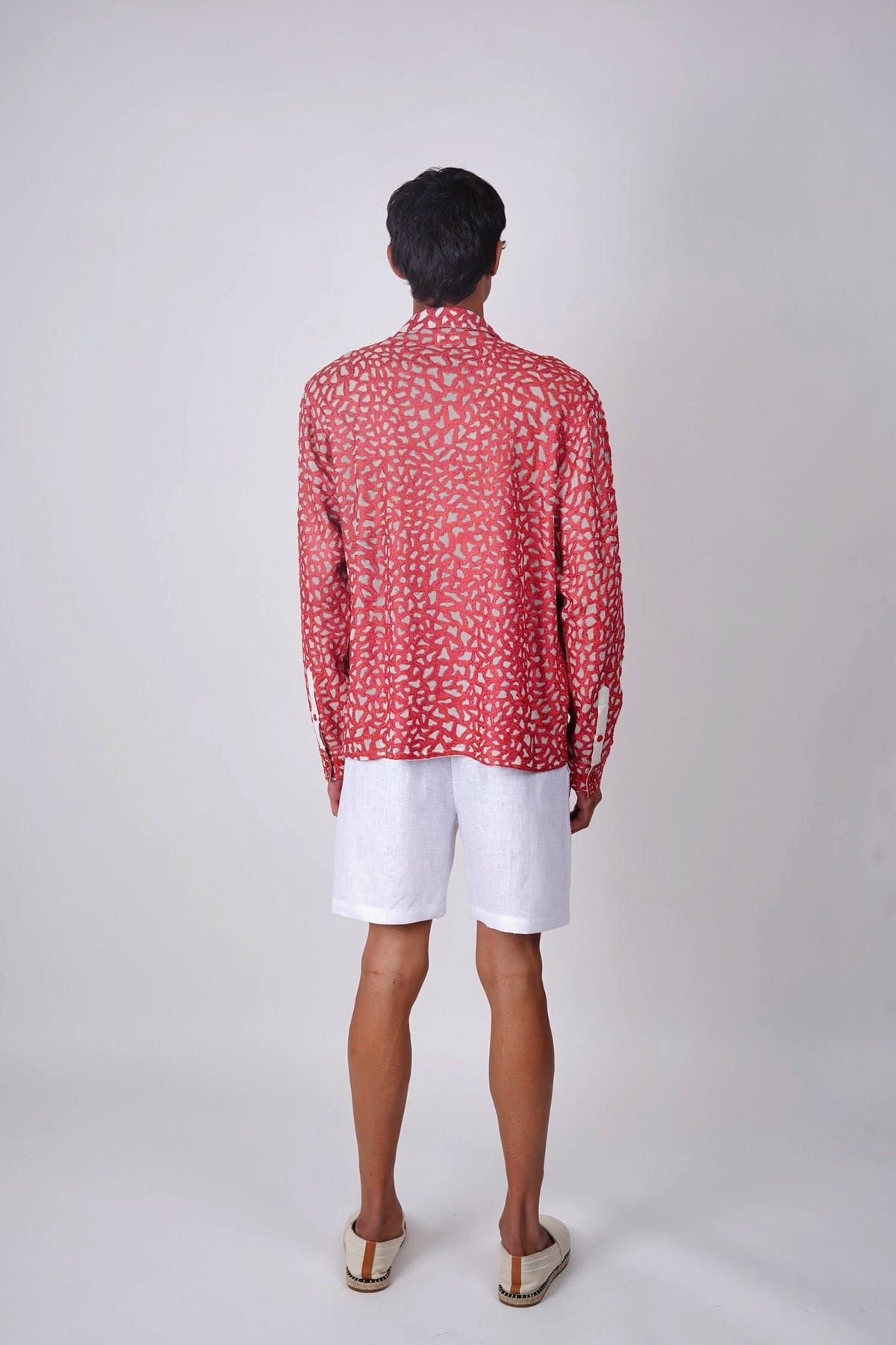 "La mosaïque" Embroidered shirt - image 3