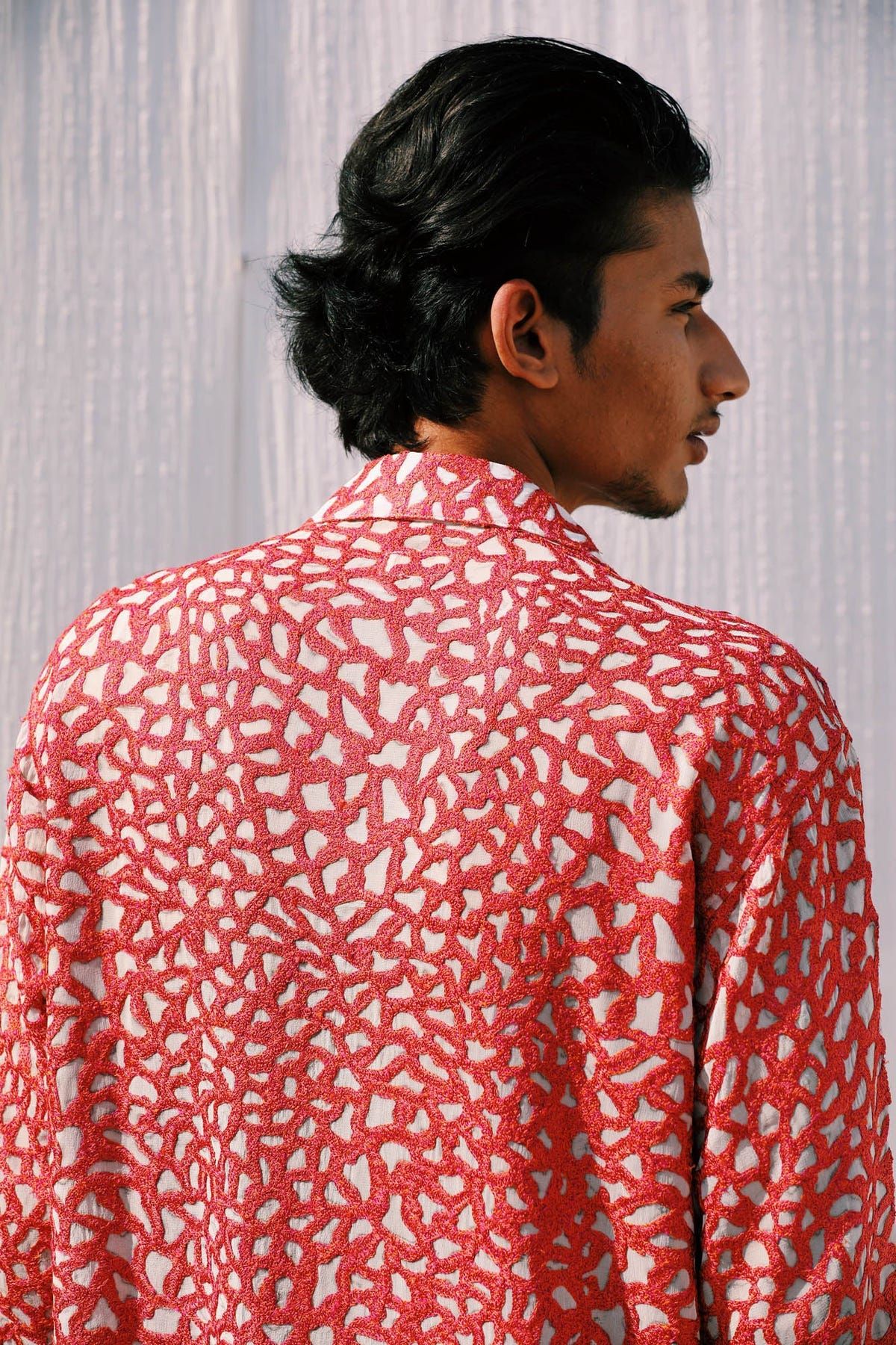 "La mosaïque" Embroidered shirt - image 6