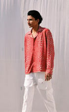 "La mosaïque" Embroidered shirt view 7