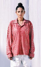 "La mosaïque" Embroidered shirt view 9