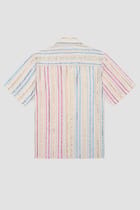Monaco multicolor split shirt view 3