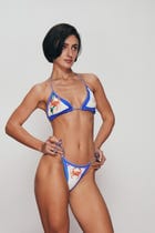 Coastal Crab Bikini Top view 3