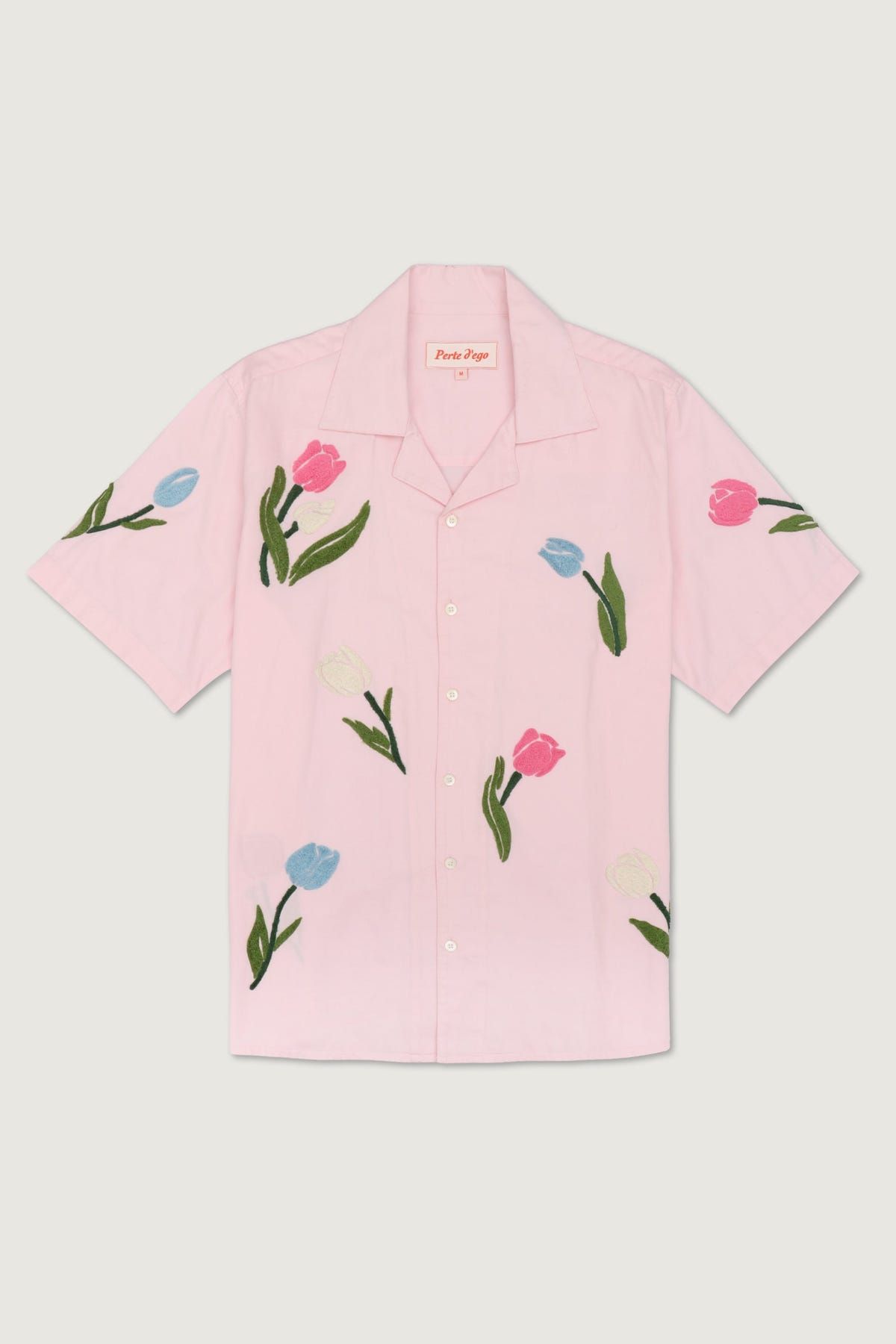 "Le tulips" embroidered shirt - image 1