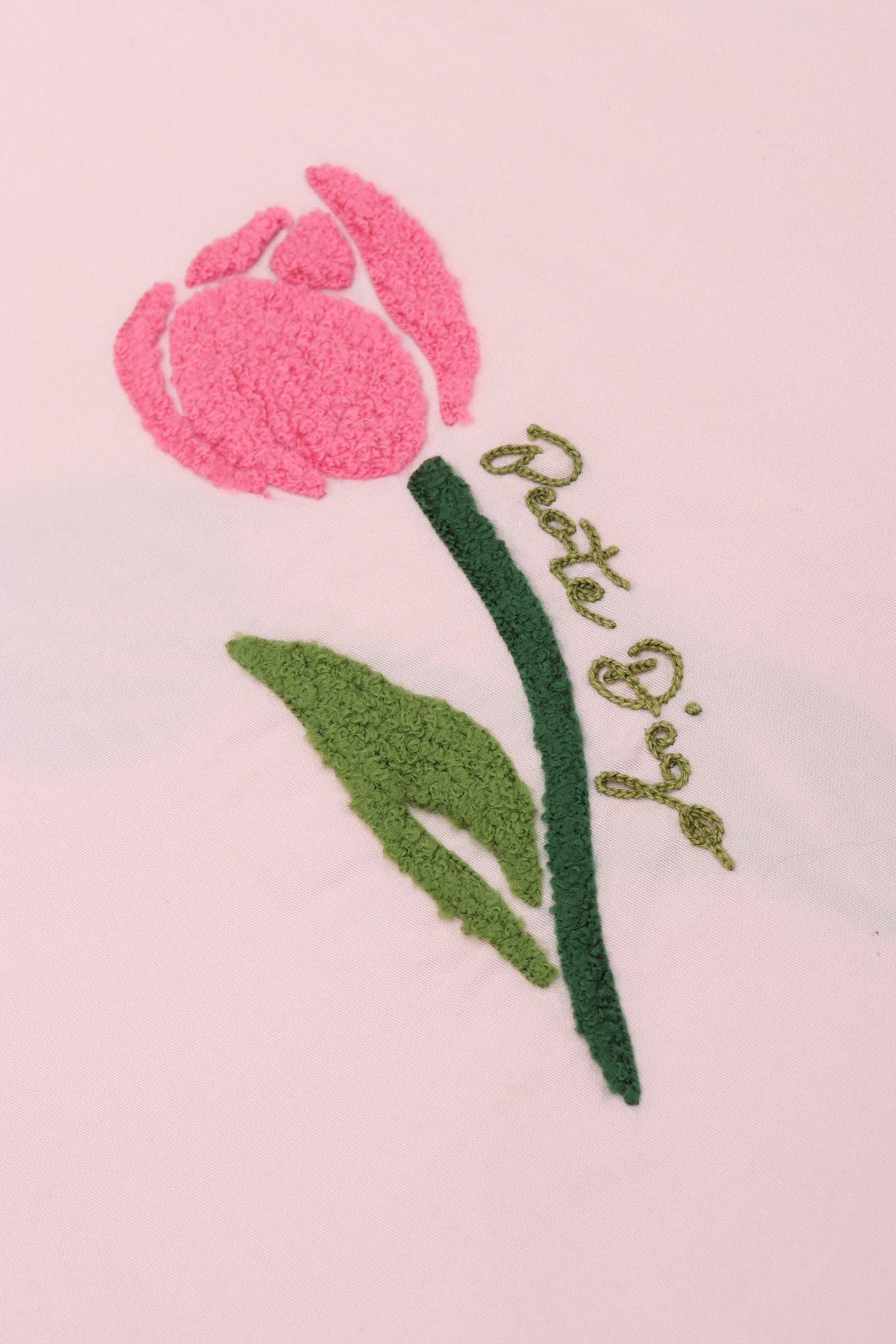"Le tulips" embroidered shirt - image 3