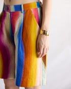 Paint stroke hand embellished Culottes view 3