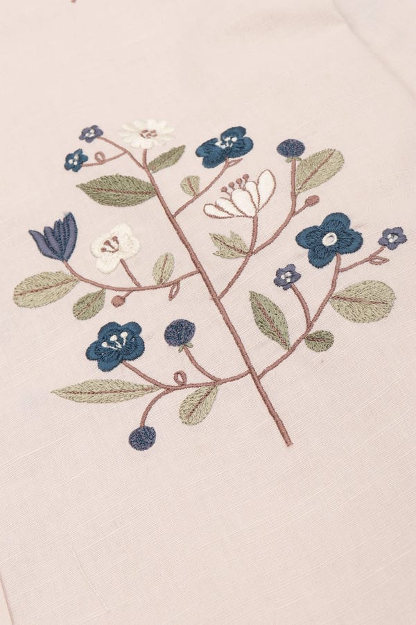 Perte D'ego — Floral embroidered formal shirt