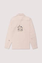 Floral embroidered formal shirt view 3