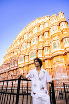 "Udaipur" hand embroidered Shirt view 1