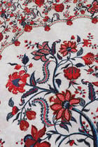 Grey chintz linen shirt view 2