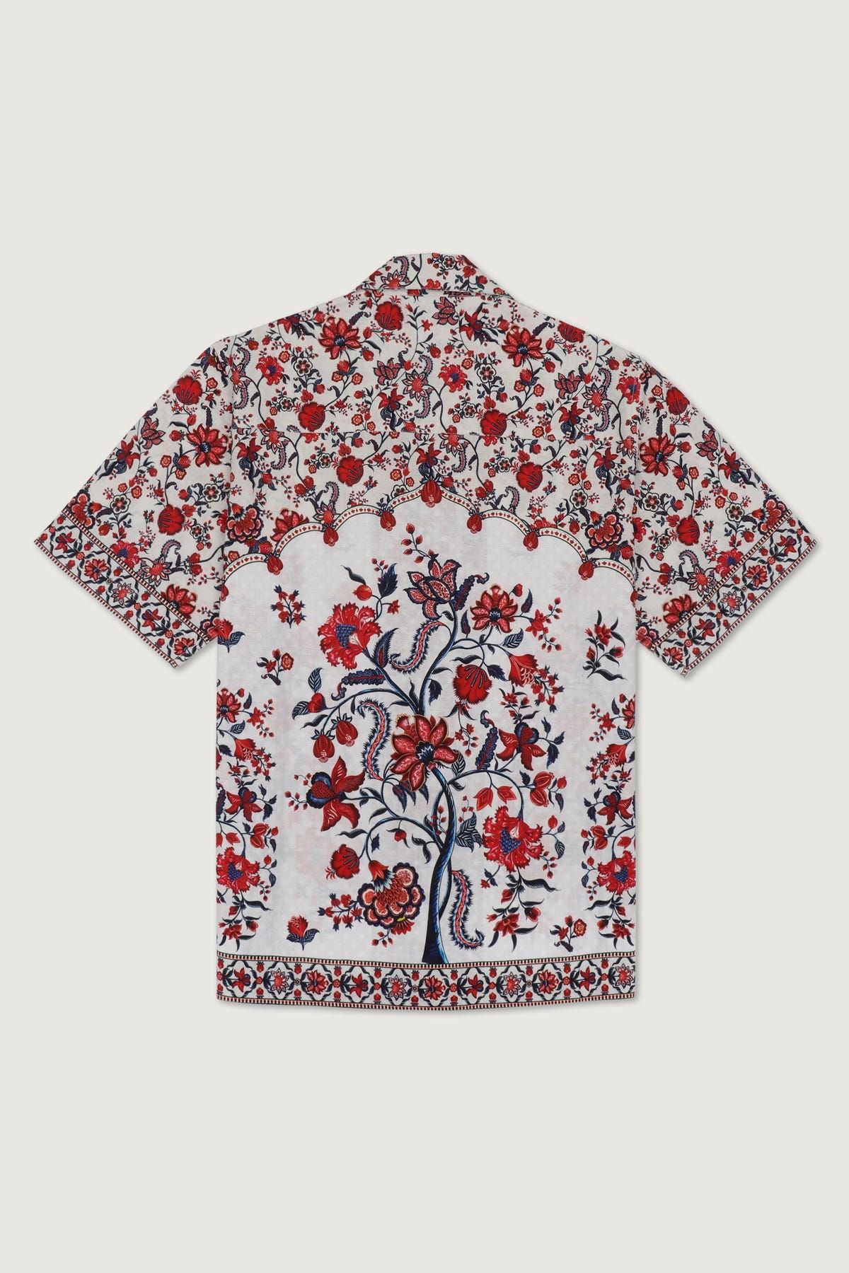 Grey chintz linen shirt - image 3