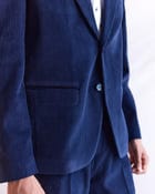 Blue corduroy blazer view 2