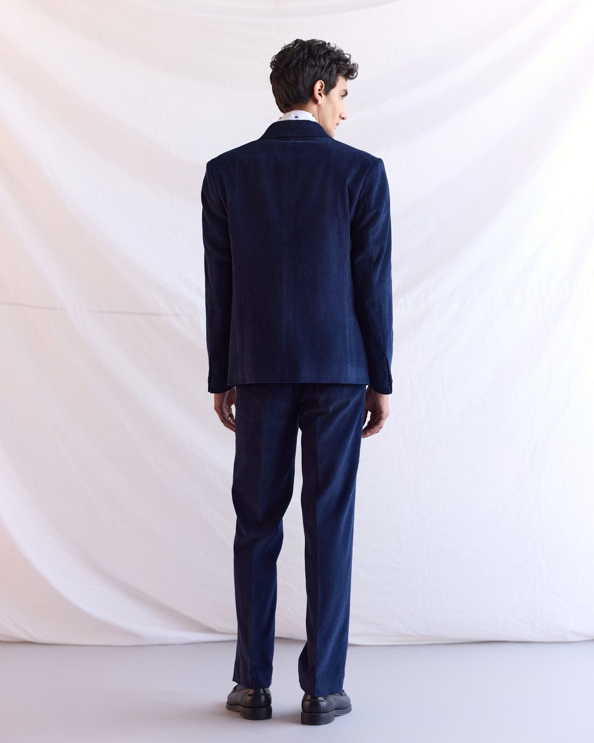Blue corduroy blazer - image 5