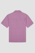 Lavender schiffli shirt view 4