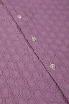 Lavender schiffli shirt view 5