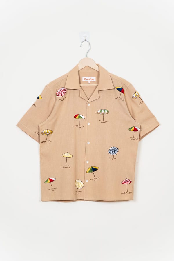 Perte D'ego — "Day at the beach" embroidered Shirt