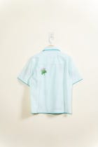 “Day at the pool” hand embroidered shirt view 7