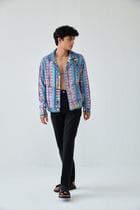 Havana jacquard jacket view 1