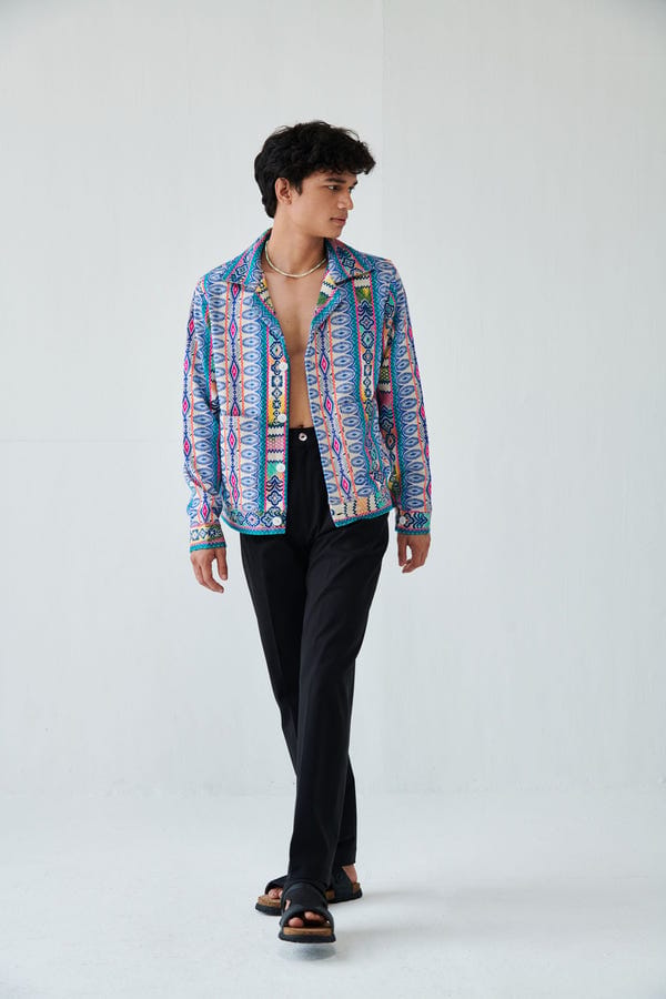 Perte D'ego — Havana jacquard jacket