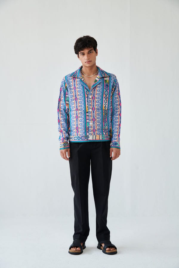 Perte D'ego — Havana jacquard jacket