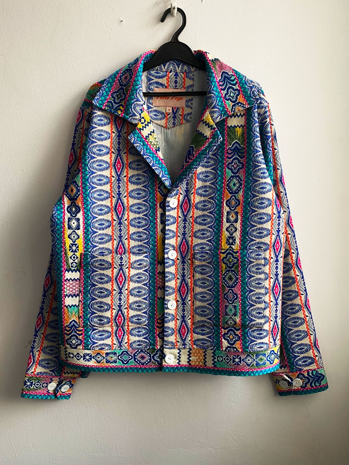 Havana jacquard jacket - image 3