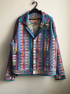 Havana jacquard jacket view 3